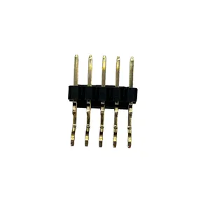 Pin tiêu đề 1.0 1.27 2.0 2.54 3.96mm 90 độ góc phải SMD SMT đơn hàng tăng gấp đôi hàng ngang pin tiêu đề