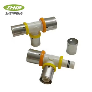 Raccords PEX multicouches <span class=keywords><strong>à</strong></span> sertissage égal certifiés NSF CUPC Zhenpeng PPT201616 20*<span class=keywords><strong>16</strong></span>*<span class=keywords><strong>16</strong></span>, <span class=keywords><strong>raccord</strong></span> de tuyauterie d'eau rond injecté - Product Image 3