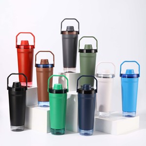 Borraccia Sportiva Personalizzabile da 24oz in Acciaio Inox 304, Shaker per Palestra Senza BPA, Borraccia Termica con Manico - Product Image 1