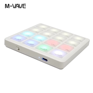Tragbarer M-VAVE <span class=keywords><strong>DJ</strong></span> Musik RGB Arranger Keyboard Controller Pocket MIDI <span class=keywords><strong>Pad</strong></span> aus Acryl und ABS Material - Product Image 3