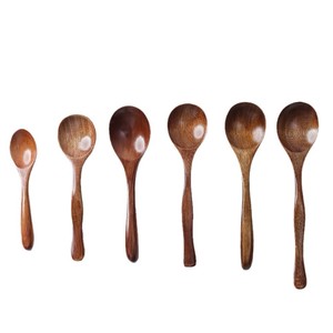 Cuillère à soupe <span class=keywords><strong>en</strong></span> <span class=keywords><strong>bois</strong></span> Cuillère à thé Nanmu Café Dessert Café Thé <span class=keywords><strong>Miel</strong></span> Cuillère à mélanger - Product Image 5