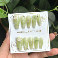Carte de présentation en carton pour nail art, avec logo personnalisé, coins arrondis, papier artistique, effet gaufrage à chaud rose