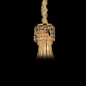 Lampadario di Cristallo Illuminazione in Ottone Lampadario a Doppia Altezza Lampadari e Lampade di Lusso - Product Image 5