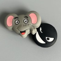 Amortisseur de vibrations en silicone PVC pour raquette de tennis, anti-choc, vente en gros