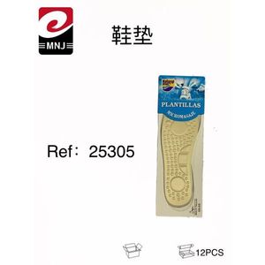 Mnj Insoles Plantillas 25305 Natural Rubber Cushioning For Foot Support - Product Image 1