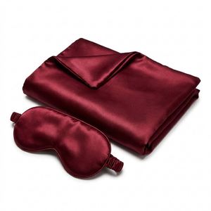 Masque pour les yeux en tissu velours de soie simulé avec sangle élastique - Super doux, design de luxe surdimensionné, couleur personnalisée, fonction de ombrage lumineux - Product Image 2