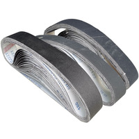Courroie abrasive en tissu souple Deerfos JC122 pour le ponçage, au carbure de silicium, pour le polissage du métal