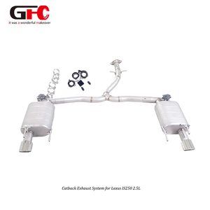 Silenciador <span class=keywords><strong>de</strong></span> <span class=keywords><strong>Escape</strong></span> Trasero GFC para Lexus IS250 IS300 IS350 2006-2012, Sistema <span class=keywords><strong>de</strong></span> <span class=keywords><strong>Escape</strong></span> con Válvula Eléctrica, Hecho <span class=keywords><strong>de</strong></span> <span class=keywords><strong>Tubo</strong></span> SUS304 - Product Image 2