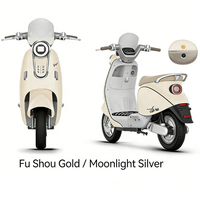 Scooter Électrique de Luxe à 2 Roues avec Compartiment de Rangement Mobile, Frein à Disque Avant 180 et Frein à Tambour Arrière 110, Modèle Cappuccino, à Vendre