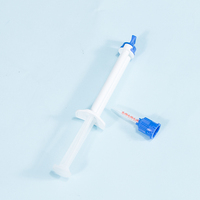 Gel blanchissant pour les dents à usage commercial RIJIE SMILE, efficace et professionnel, saveur menthe, double seringue, 0,1%-38% de peroxyde d'hydrogène