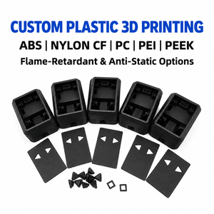 Service d'impression 3D plastique sur mesure ABS Nylon Fibre de carbone PC PEI PEEK Boîtiers ignifuges antistatiques Options - Product Image 1