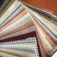 Заводские поставки Dupioni имитация шелка бамбуковая занавеска ткань рулон 160 цветов текстильная настенная ткань ткани для штор окна