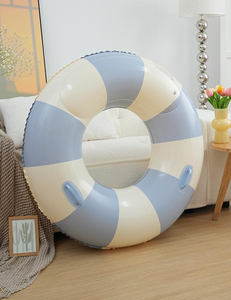 Anneau <span class=keywords><strong>de</strong></span> natation pour adultes Cross-border Retro Striped Female Adult king Size Swimming Ring Pvc <span class=keywords><strong>Gonflable</strong></span> lifebuoy - Product Image 5