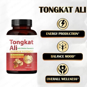 Cápsulas <span class=keywords><strong>de</strong></span> Tongkat Ali y <span class=keywords><strong>Tribulus</strong></span> Terrestris, Suplemento Energético para Hombres, Vegano, Sin Gluten, Cápsulas Naturales, Fórmula 9 en 1, Maca, Ashwagandha - Product Image 4