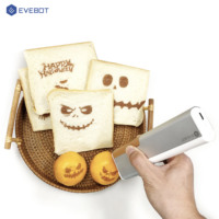 Halloween! EVEBOT – imprimante comestible pour gâteaux, machine d'impression artistique, pour aliments comestibles, café, outils pour gâteaux, nouvelle mini-imprimante