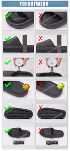 Terlik için özel Logo hafif açık açık sert giyen çabuk kuruyan geri dönüşümlü moda bahar sonbahar Trend slayt için - Product Image 3