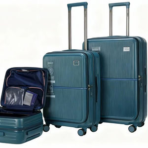 Valise de voyage thermoformée en PC au design innovant avec poche avant et chariot en aluminium pour plus de commodité - Product Image 1