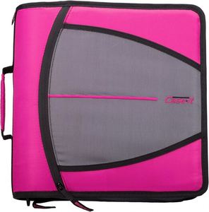 Classeur à fermeture éclair Case-it Mighty Zip Tab, design incroyable, classeur à anneaux en D à fermeture éclair pour bureau, best-seller - Product Image 6