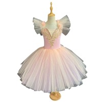 Jm295 Raymonda Hooped Plate Personnalisé Professionnel Filles Ballet Tutu Bleu Foncé Classique Adulte Femme Variation pour Enfants