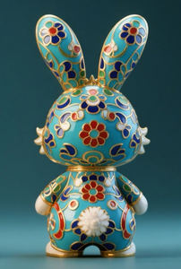 Нематериальное культурное наследие креативный продукт Cloisonne кролик - Product Image 3