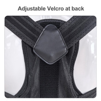 Nouveau gros respirant réglable maille tissu bosse colonne vertébrale Posture correcteur sangle arrière soutien ceinture ceintures pour hommes