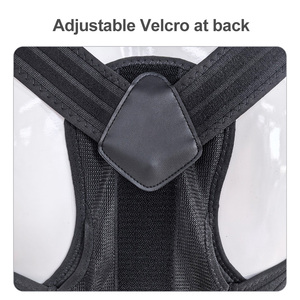 Nueva venta al por mayor de tela de malla ajustable transpirable Corrector de <span class=keywords><strong>postura</strong></span> de columna vertebral jorobada correa trasera cinturones de soporte para hombres - Product Image 5