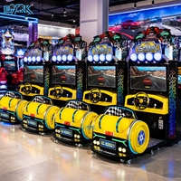 Machine d'arcade de course automobile à monnayeur, simulateur de conduite commercial pour centre de loisirs familial et centre commercial