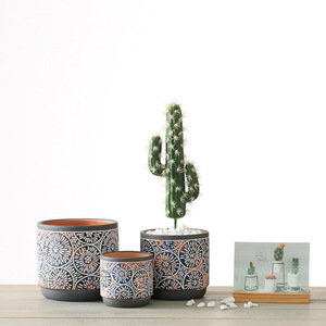<span class=keywords><strong>Pot</strong></span> de fleurs élégant <span class=keywords><strong>en</strong></span> céramique <span class=keywords><strong>Pot</strong></span> de fleurs décoratif intérieur et extérieur pour plantes <span class=keywords><strong>Pot</strong></span> de fleurs élégant meubles pour la maison et le jardin - Product Image 3