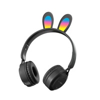 Nouveau Y08R lumineux lapin lapin jeu casque fille série sans fil enfants cadeau casque