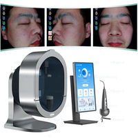 Analyseur de peau 3D AI X5 Pro avec caméra UV et microscope, scanner de peau du visage et du cuir chevelu pour l'analyse de l'acné, des pigments et des rides, pour salon