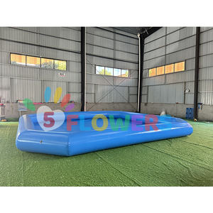 Piscina de agua azul de PVC comercial piscina inflable barata para niños con <span class=keywords><strong>bomba</strong></span> de aire gran oferta - Product Image 4