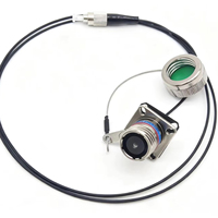 Connecteurs à fibres optiques étanches J59920FB01B1N22 D38999, connecteurs de câble circulaires IP67 pour la communication industrielle