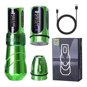 เครื่องสักไร้สาย <span class=keywords><strong>FK</strong></span> <span class=keywords><strong>Iron</strong></span> <span class=keywords><strong>Max</strong></span> รุ่นใหม่ แบตเตอรี่คู่ พร้อมอุปกรณ์ ปากกาสักถาวร เครื่องสัก EZ Tattoo พร้อมเข็ม - Product Image 2