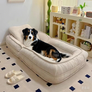 Lüks çevre dostu katı desen küçük Metal tırtıl köpek kulübesi PP Tatami uzanmış kanepe kediler tek koltuk Recliner tembel - Product Image 2