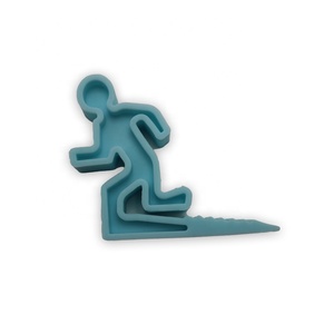 Tope de Puerta de Silicona con Forma de Hombre Corriendo, de Grado Alimenticio, Ecológico, No Tóxico, Diseño Moderno, para Detener el Flujo de Aire por Debajo de la Puerta - Product Image 4