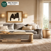 Canapé de salon élégant Modena, sectionnel d'intérieur à accoudoirs à glissière, avec sièges en mousse confortables, idéal pour hall de villa de luxe