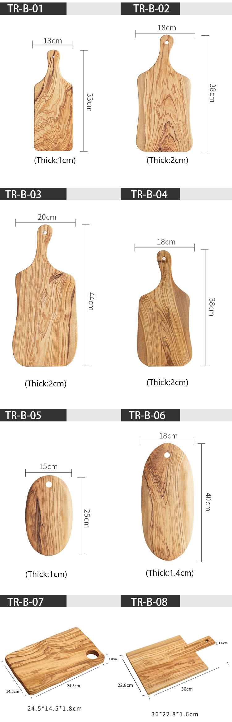 Olive cutting board