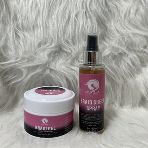 Échantillon gratuit, logo personnalisé, meilleur gel coiffant pour tresses, tenue extrême, brillance scintillante, contrôle des bords des cheveux 4c, marque privée - Product Image 5