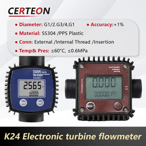 Compact batterij aangedreven PPS kunststof apparaat voor diesel met ±1% nauwkeurigheid debietmeter - Product Image 3