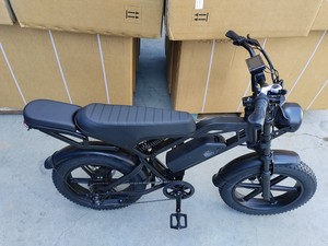 Bicicleta Eléctrica de Montaña con Motor Central V8T2520, Batería de Litio, Neumáticos Gruesos 20*4.0, para Nieve y Playa, Nueva Energía - Product Image 5