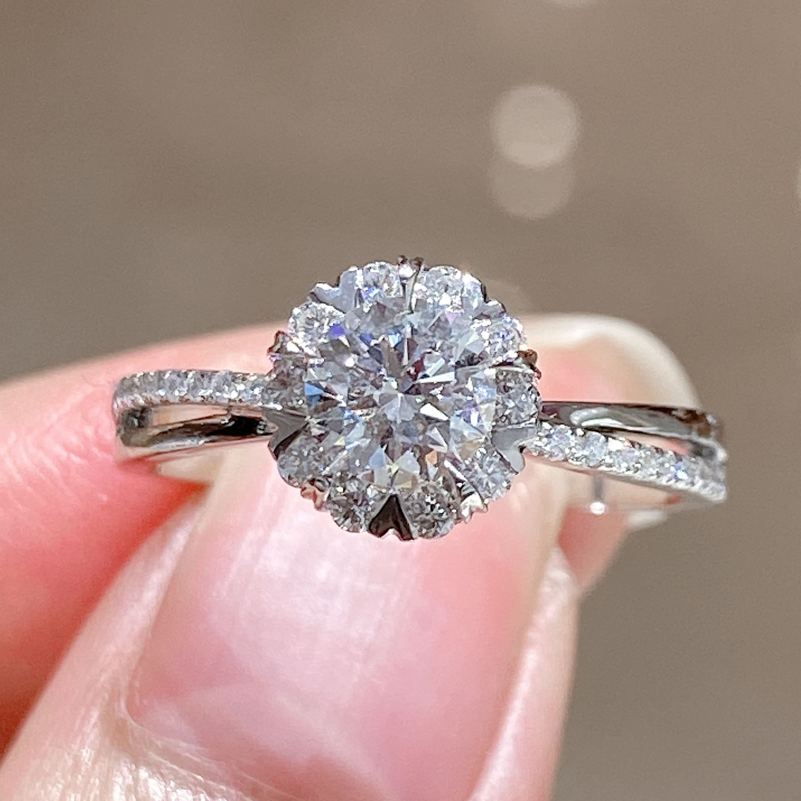 1.0ct Lab Diamond Ring SDA2508