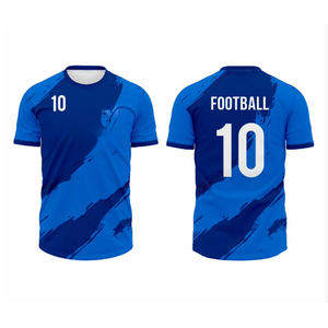 OEM热销定制足球球衣制服空白短袖足球衫热升华足球衫 - Product Image 3