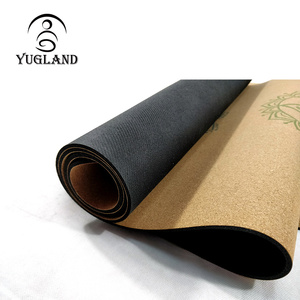 <span class=keywords><strong>Tapis</strong></span> de yoga en liège naturel écologique à motif personnalisé, ensemble de <span class=keywords><strong>tapis</strong></span> de yoga en liège, antidérapant, épaissi, pour gymnastique, danse et yoga - Product Image 1