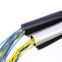 Manchon de protection pour câbles en PVC écologique auto-adhésif à fermeture auto-agrippante
