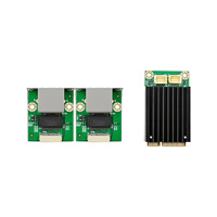 SUNWEIT ST7361 Intel I225-V Mini PCIe 2.5G Adaptor Jaringan Internal Berkabel Dual RJ45 Port Aplikasi Server Garansi 2 Tahun