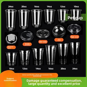 Vaso de plástico desechable para café, leche para mascotas, Té de limón, bebidas frías, accesorios de juego - Product Image 5