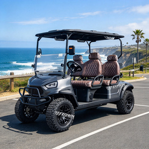 Carrito de Golf Eléctrico de 6 Pasajeros en Oferta, con Gran Capacidad de Escalada, Todoterreno, con Batería de Litio - Product Image 1