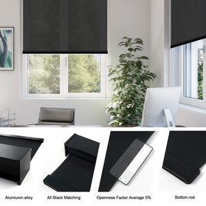 Factory Price Custom <strong>Window</strong> <strong>Shades</strong> Waterproof Sunscreen Blackout Manual Cordless Sun <strong>Shade</strong> <strong>Window</strong> Roller Blinds For Office Room - Product Image 3