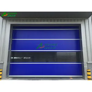 Hochwertige industrielle automatische Luft duschraum Hochgeschwindigkeits-PVC-Lager Rolltor