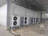 Fabricant de l'unité de condensation refroidie par air à décharge latérale en forme de boîte 2HP-7HP pour la réfrigération commerciale